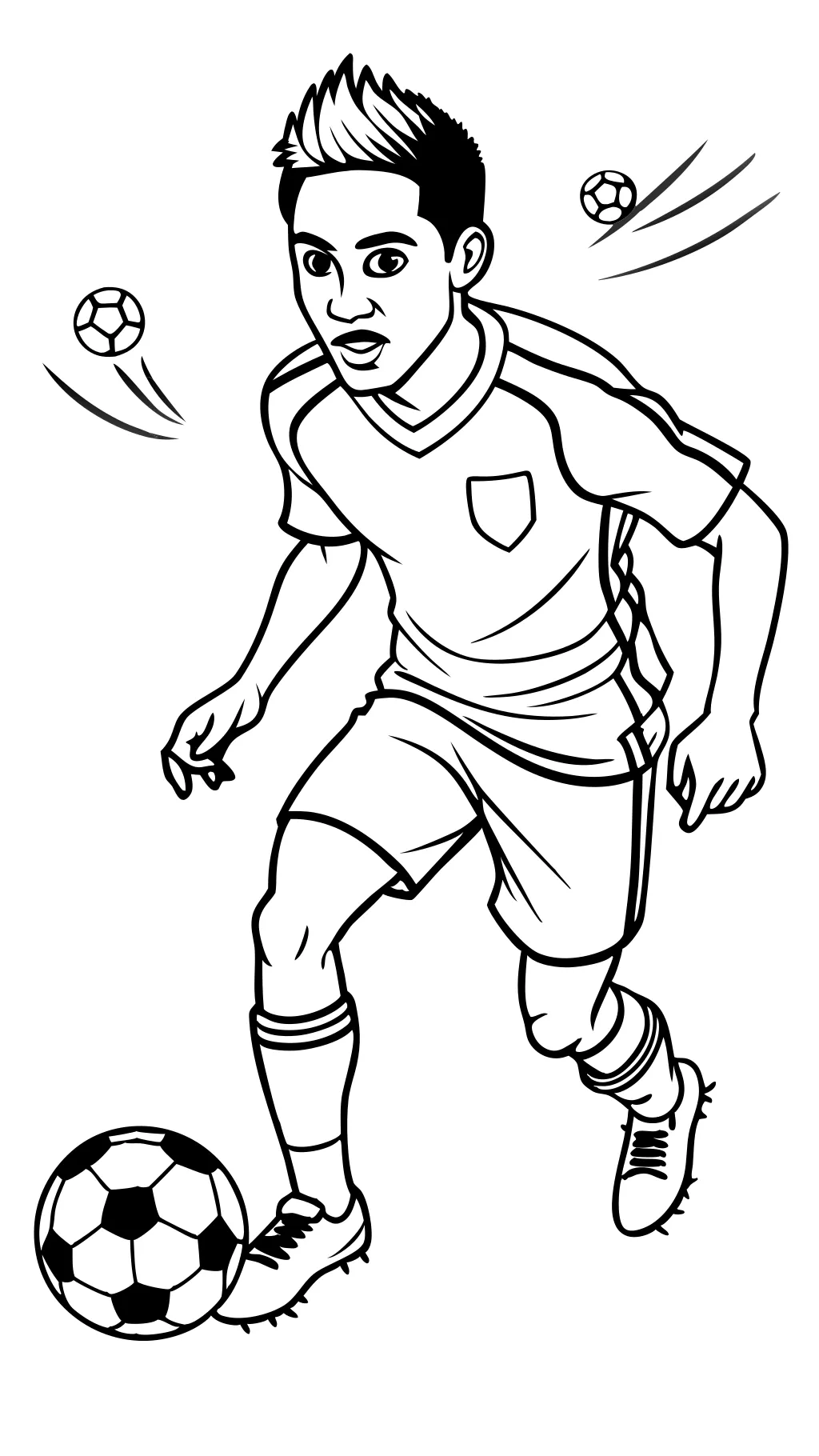 coloriage neymar